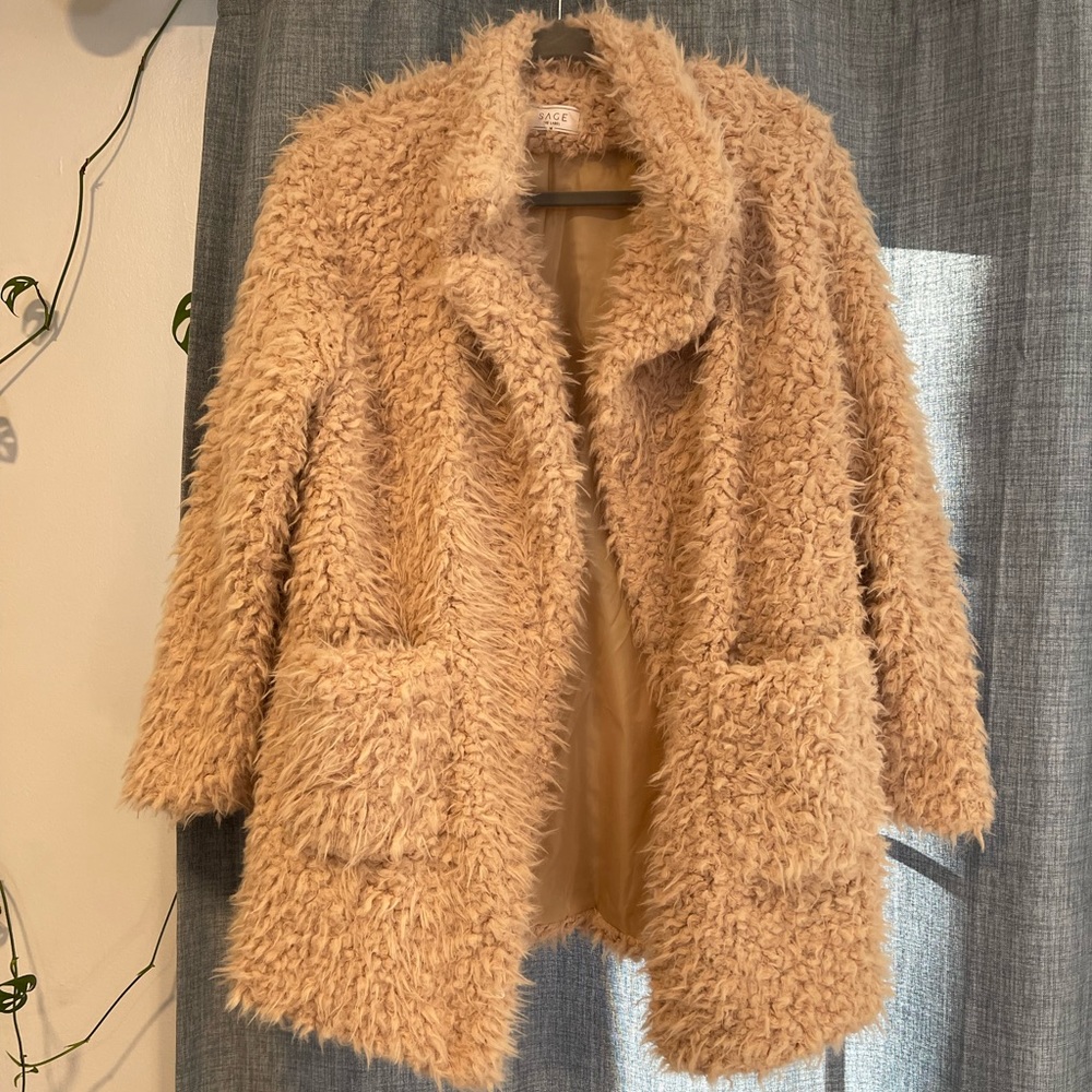 SAGE The Label - faux fur coat